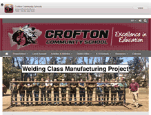 Tablet Screenshot of croftonschools.org
